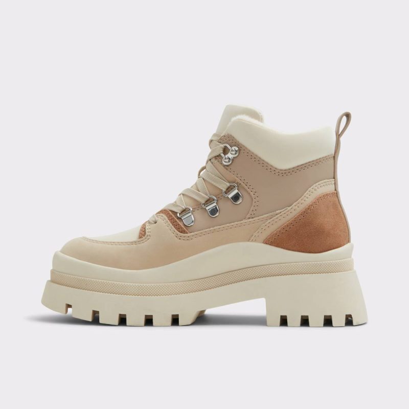 Women Aldo Cozettia Beige Women's Winter Boots Beige Boots - Image 3