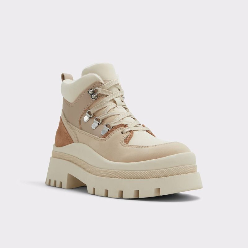Women Aldo Cozettia Beige Women's Winter Boots Beige Boots - Image 4