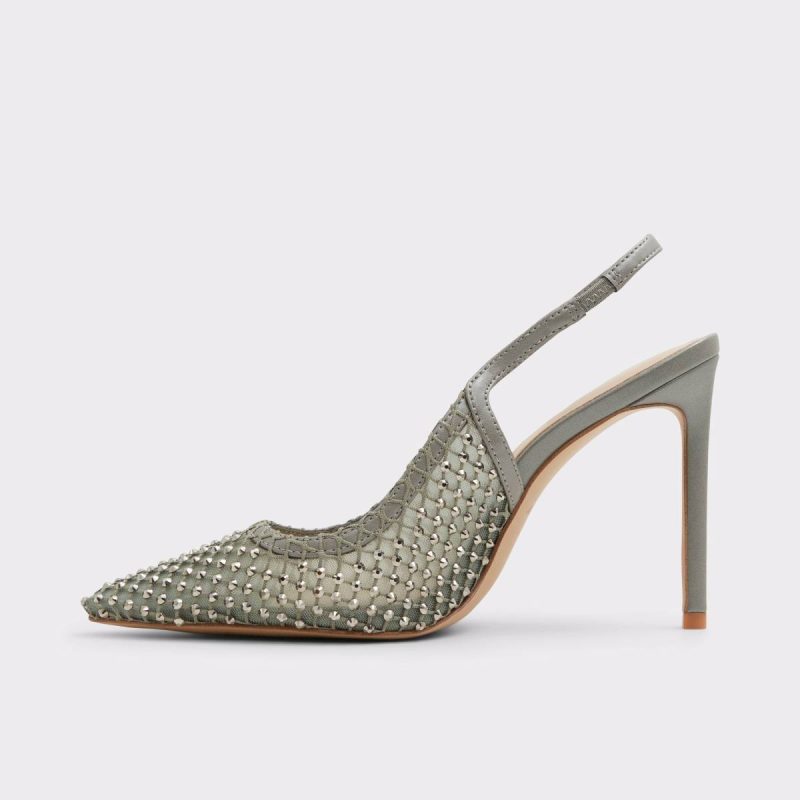 Women Aldo Heels Marciana Dark Green Women's High Heels Dark Green - Image 3