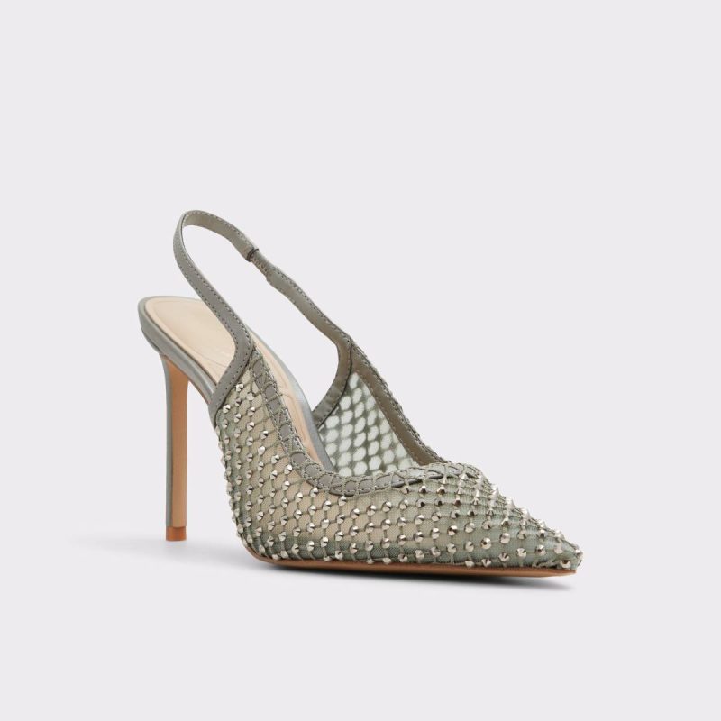 Women Aldo Heels Marciana Dark Green Women's High Heels Dark Green - Image 4