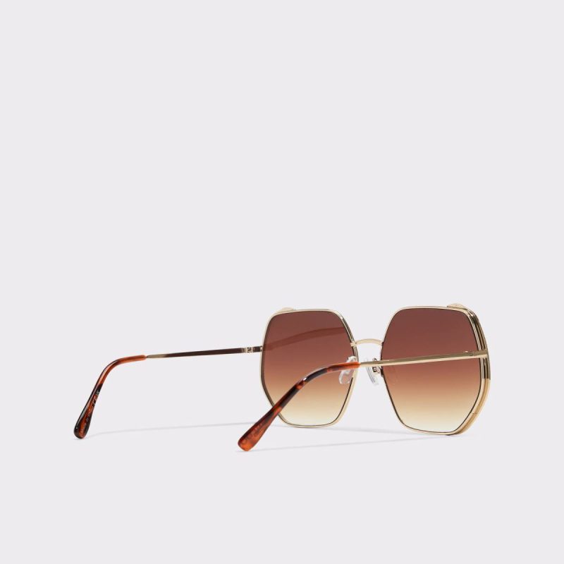 Women Aldo Melon Gwaenad Melon Women's Square Sunglasses - Image 3