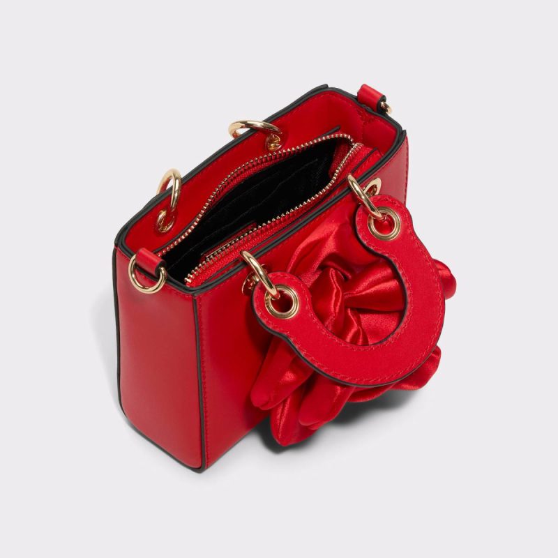 Women Aldo Red Redrosesx Red Women's Shoulder Bags Shoulder Bags - Image 4