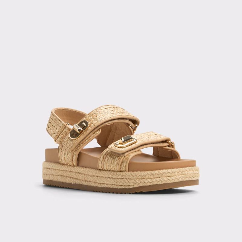 Women Aldo Sunhaven Open Natural Women's Travel Essentials Open Natural Sandals - Image 4
