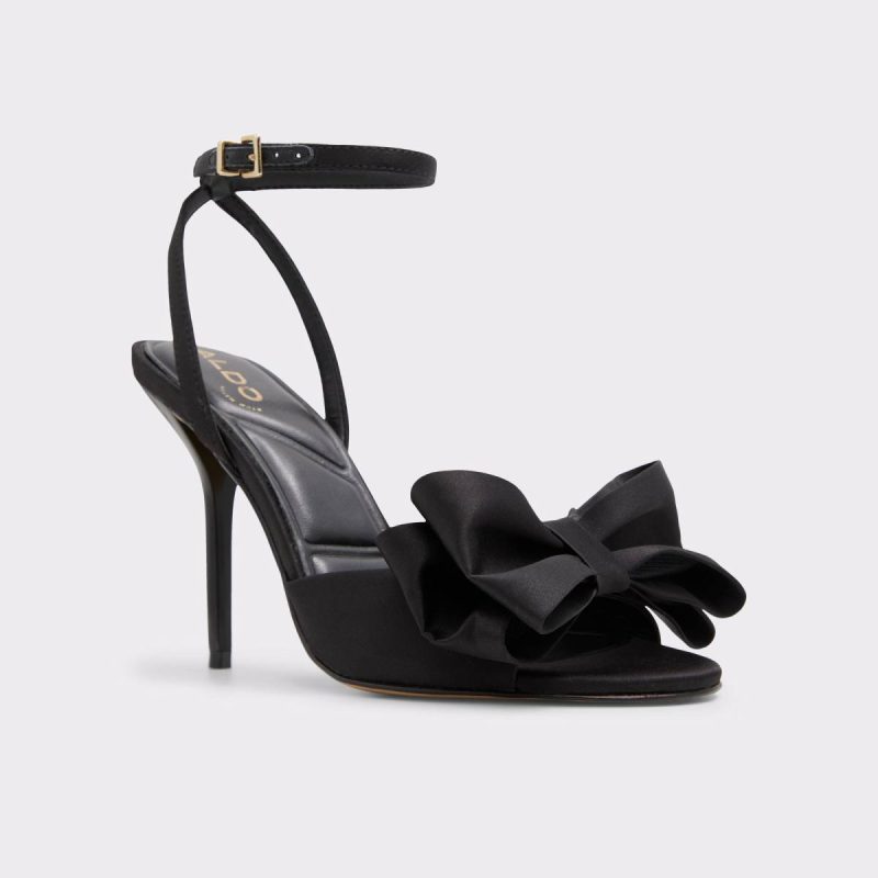 Women Aldo Tinsletta Black Women's Heeled Sandals Heels Black - Image 4