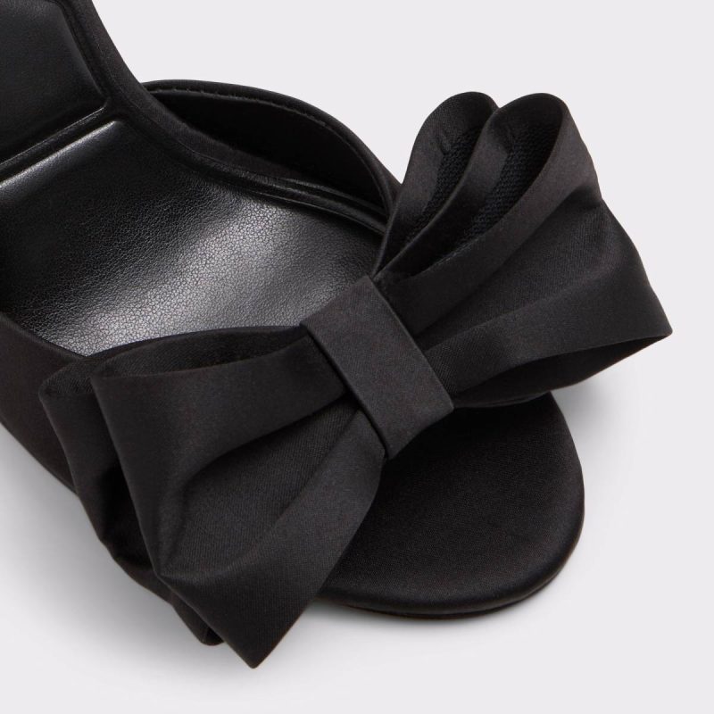 Women Aldo Tinsletta Black Women's Heeled Sandals Heels Black - Image 5
