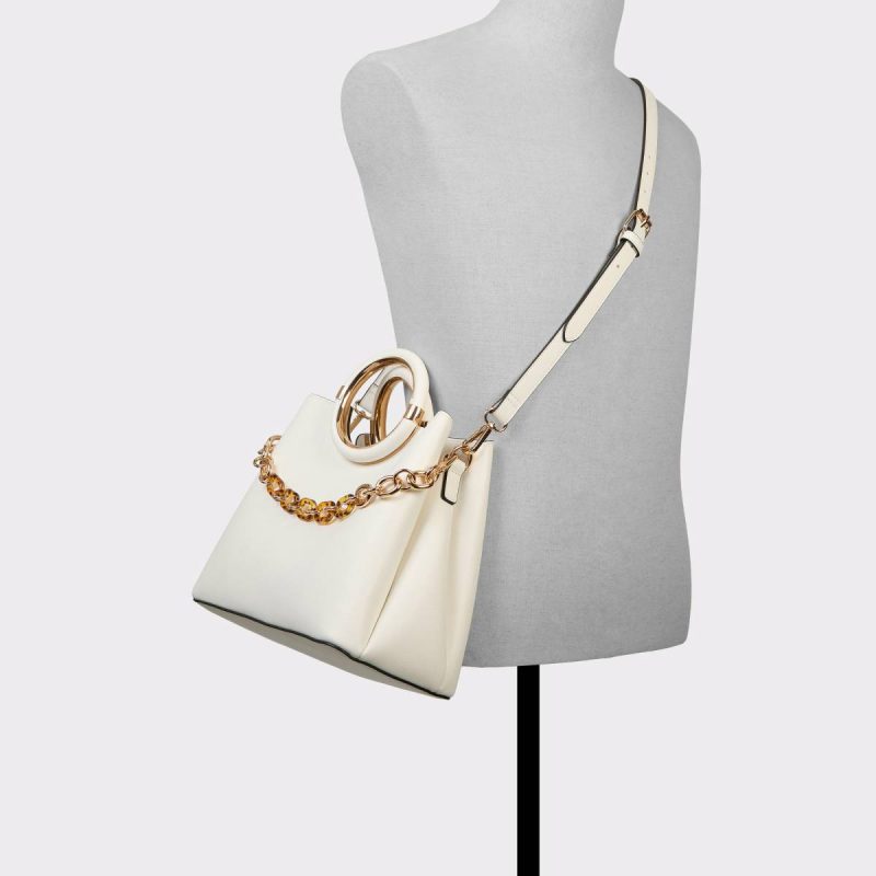 Women Aldo Top Handle Bags Medium Beige Dovieex Medium Beige Women's Top Handle Bags - Image 4