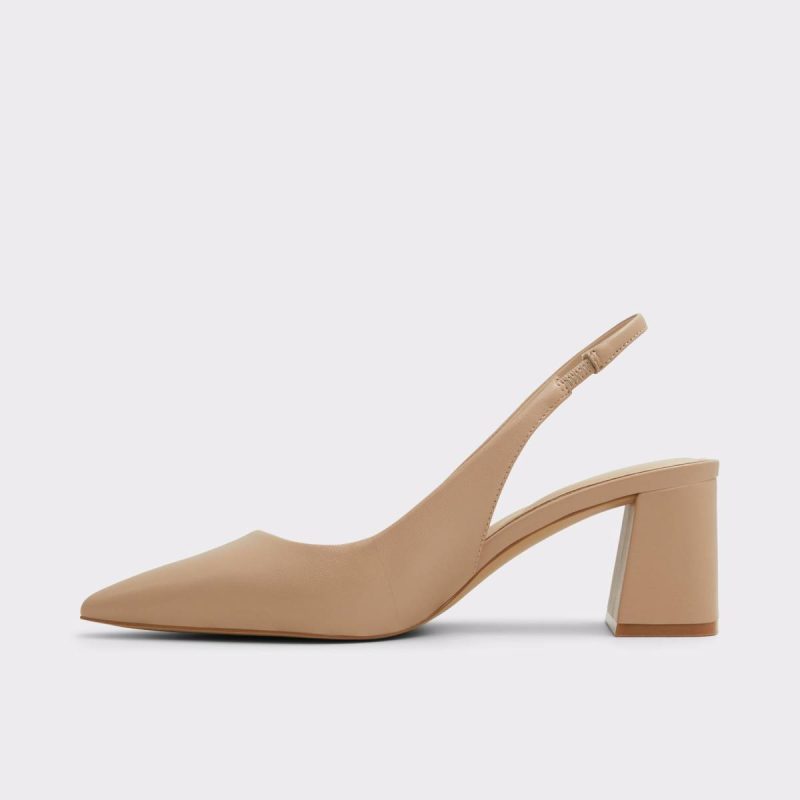 Women Beige Heels Uliana Beige Women's Block Heels Aldo - Image 3