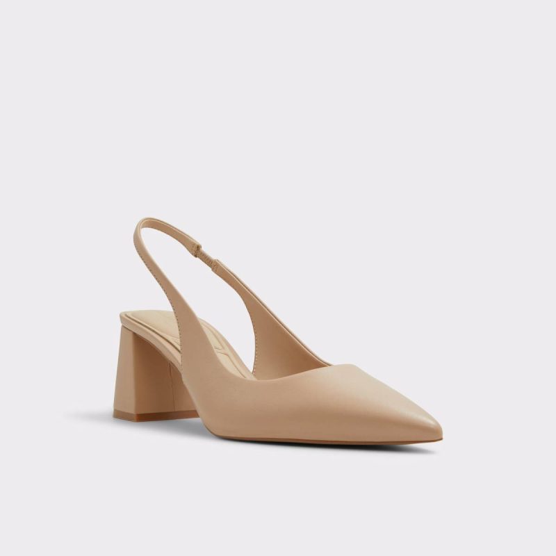 Women Beige Heels Uliana Beige Women's Block Heels Aldo - Image 4