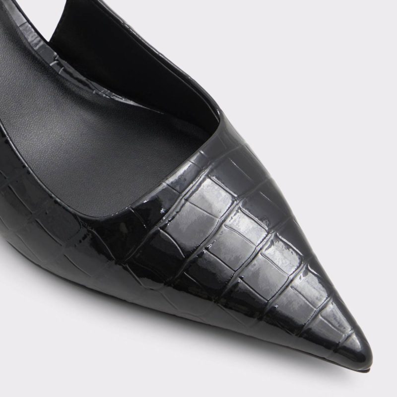 Women Black Aldo Josita Black Women's Kitten Heels Heels - Image 5