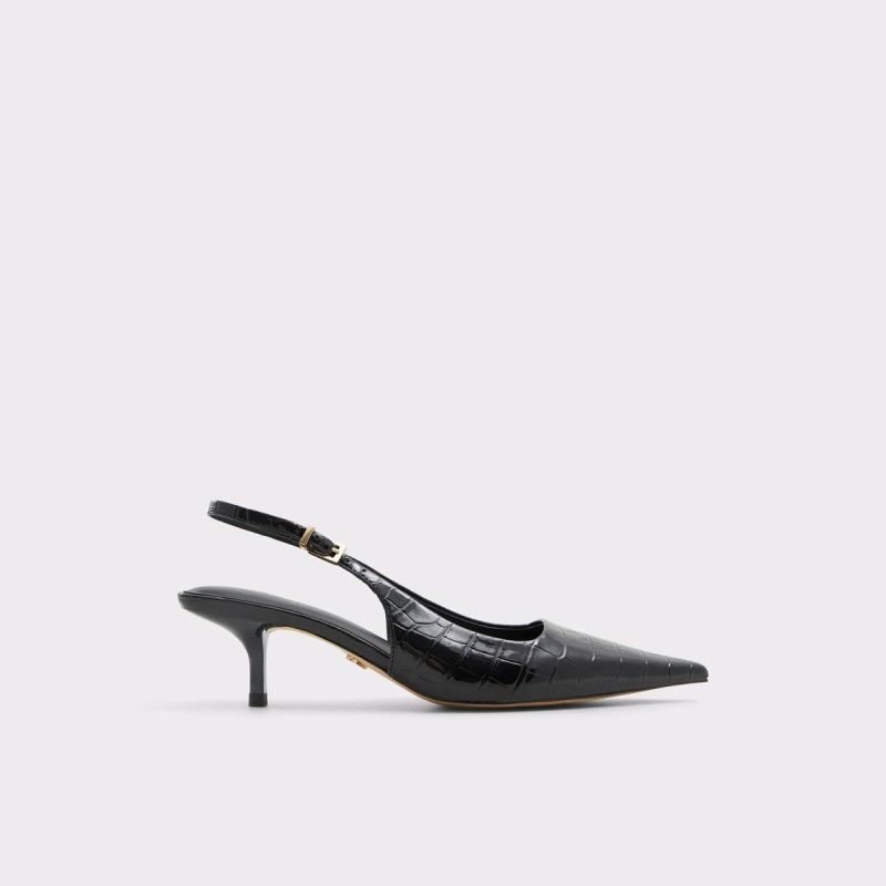 Women Black Aldo Josita Black Women's Kitten Heels Heels