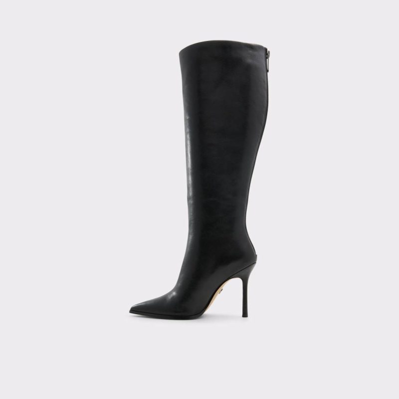 Women Black Aldo Maybellie-Wc Black Women's Tall Boots Boots - Image 3