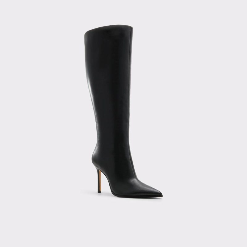 Women Black Aldo Maybellie-Wc Black Women's Tall Boots Boots - Image 4