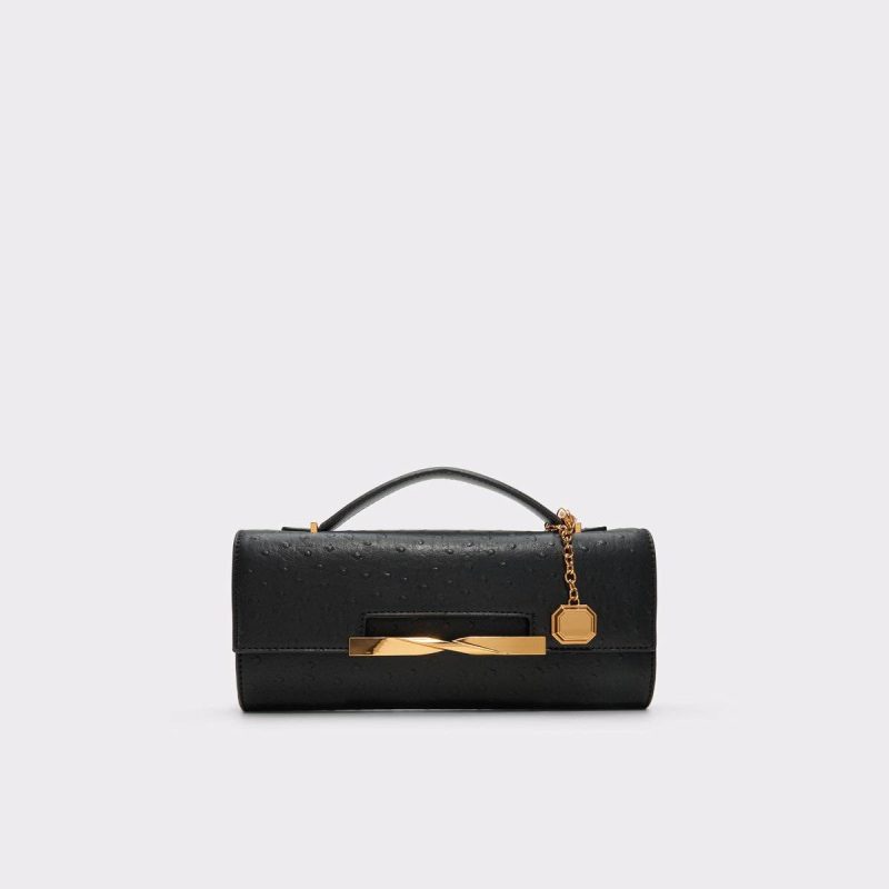 Women Black Clutches & Evening Bags Noviex Black Women's Clutches & Evening Bags Aldo