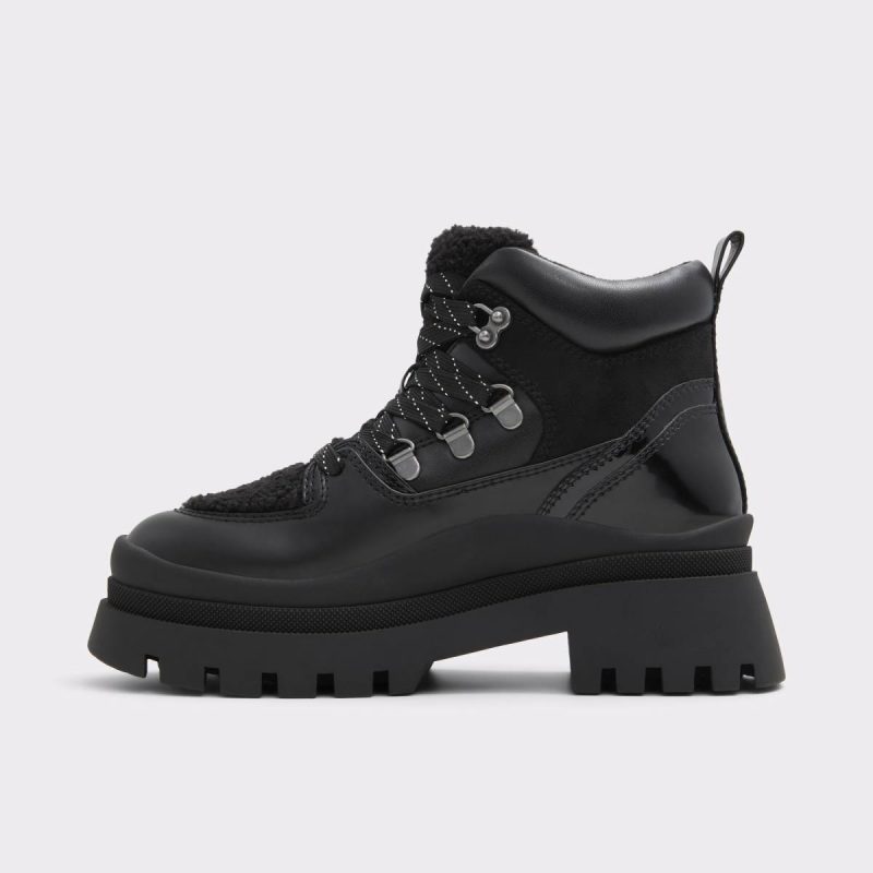 Women Black Cozettia Black Women's Winter Boots Aldo Boots - Image 4