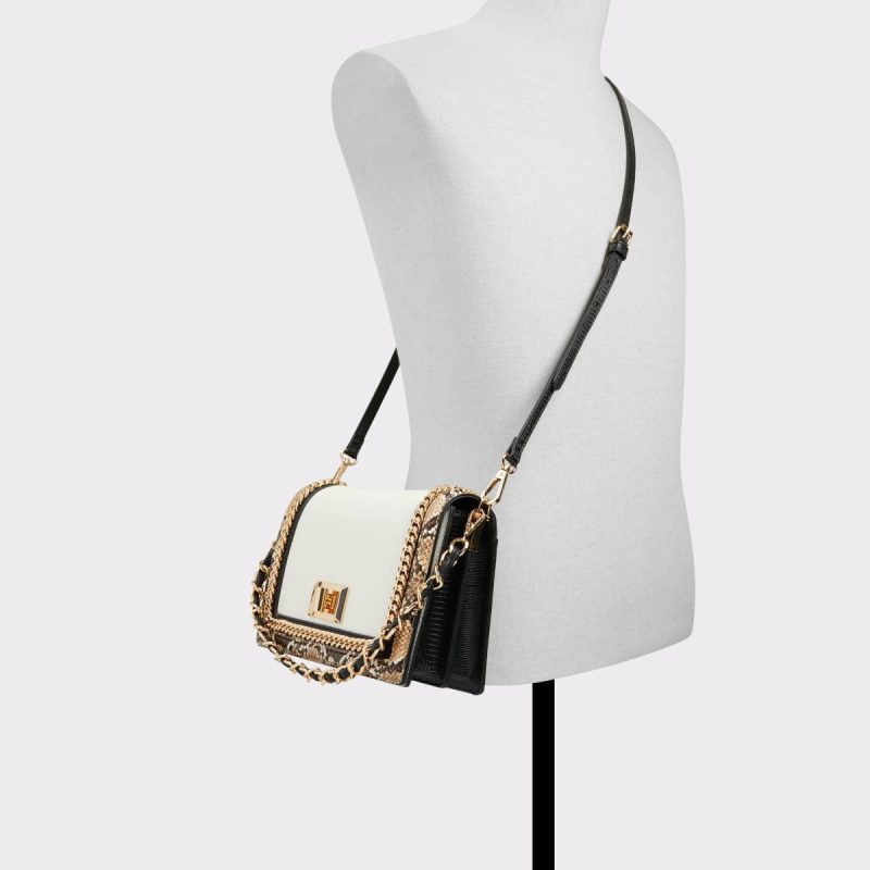 Women Black Overflow Aldo Crossbody Bags Maffayyx Black Overflow Women's Crossbody Bags - Image 4