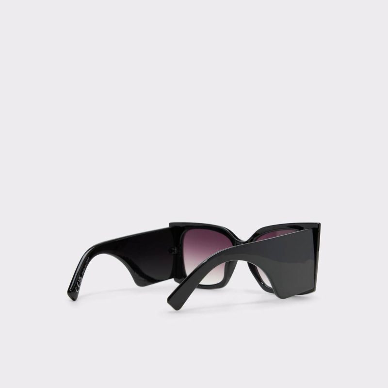 Women Black Sunglasses Aldo Corrine Black Women's Square - Image 3