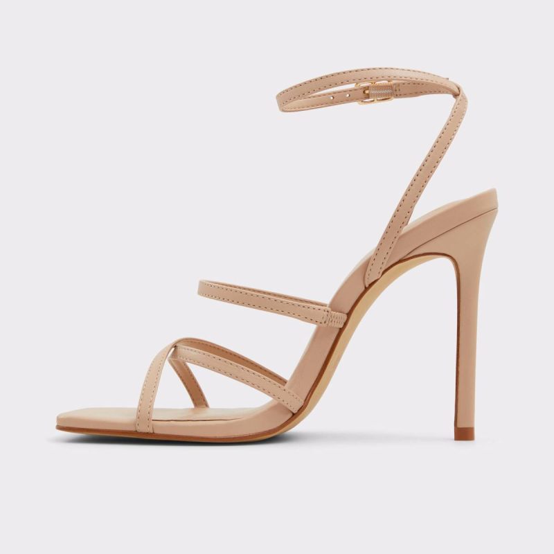 Women Bone Aldo Heels Galoi Bone Women's Strappy Sandals - Image 3