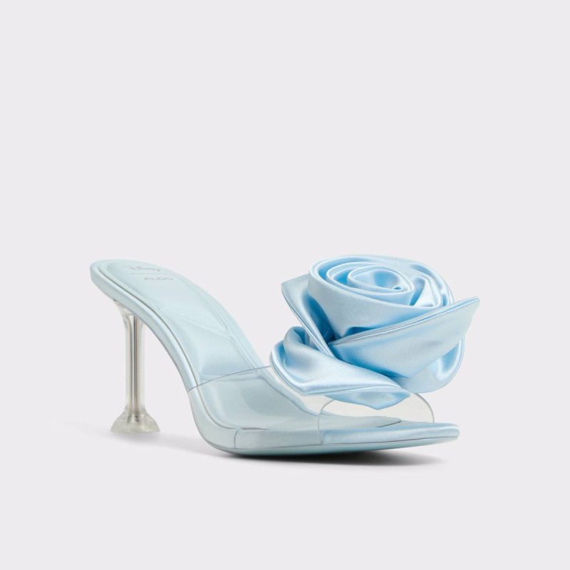 Women Cinderellamule Light Blue Women's Disney Aldo Light Blue Heels - Image 5
