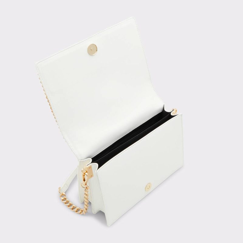 Women Crossbody Bags Aldo Bausseyyx White Women's Crossbody Bags White - Image 3