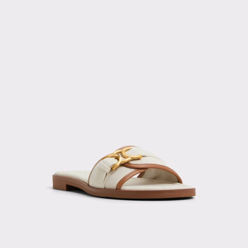 Women Dallaedar White Combo Women's Flat Sandals White Combo Sandals Aldo - Image 4