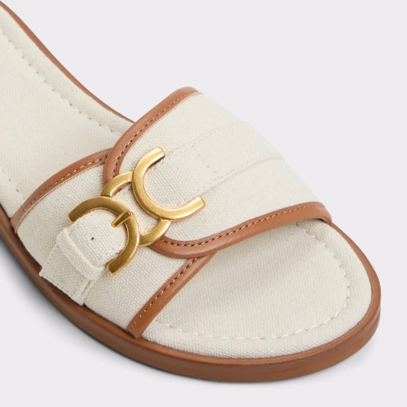 Women Dallaedar White Combo Women's Flat Sandals White Combo Sandals Aldo - Image 5
