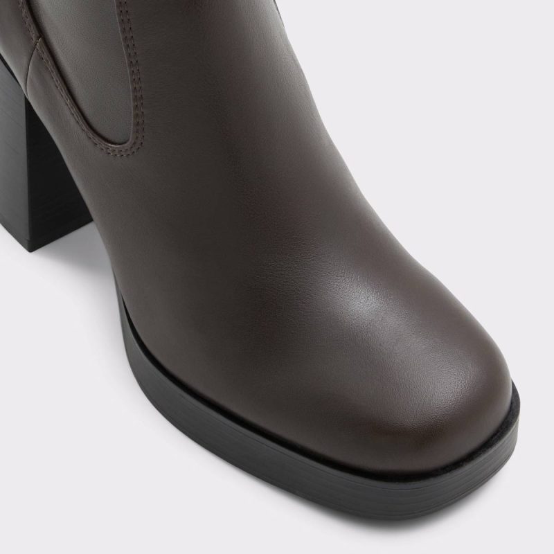 Women Dark Brown Seraphica Dark Brown Women's Ankle Boots Boots Aldo - Image 5