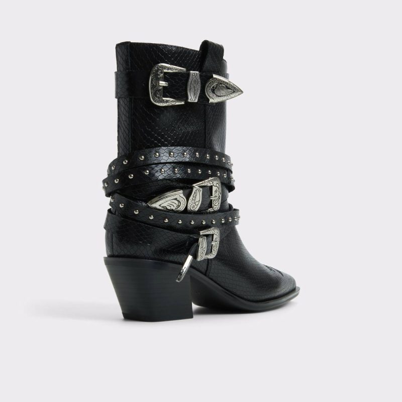 Women Emberlynx Black Women's Western And Cowboy Boots Boots Black Aldo - Image 3