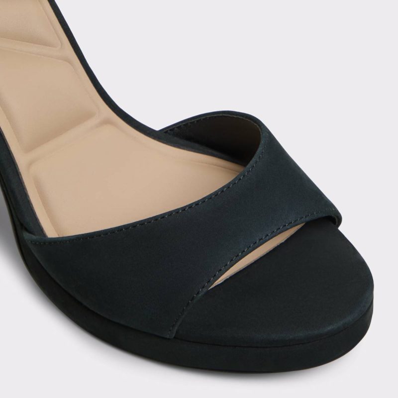 Women Gracious-Xt Black Women's Platform Sandals Black Aldo Sandals - Image 5