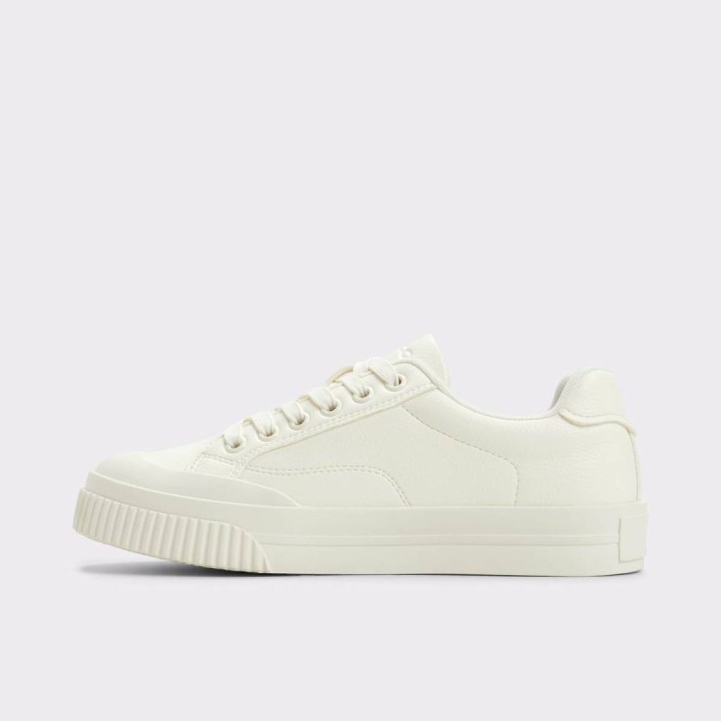 Women Greenacre White Women's Low Top Sneakers Aldo White Sneakers - Image 3