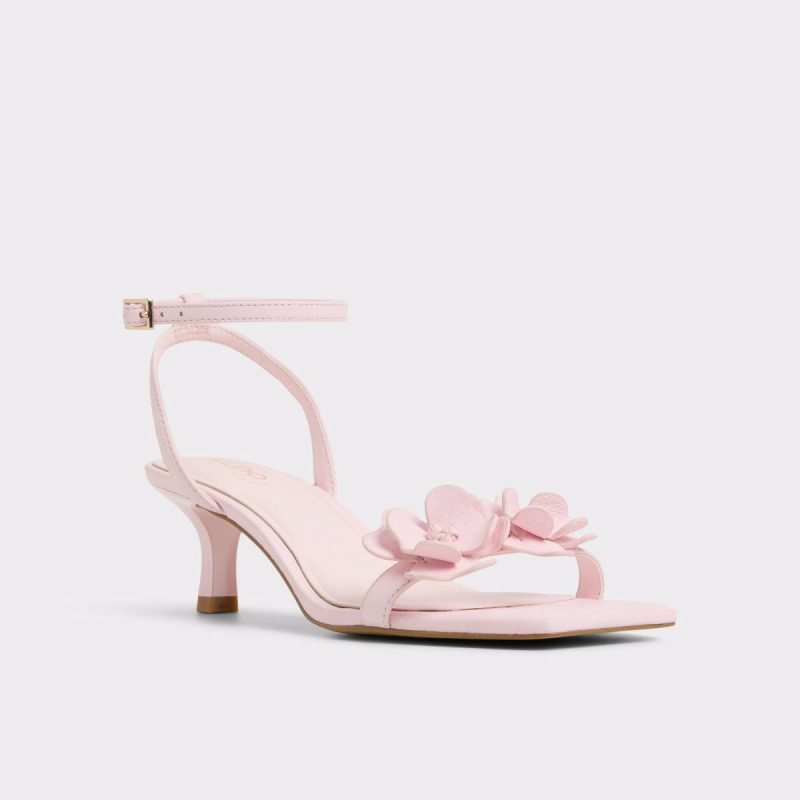 Women Light Pink Daisyrose Light Pink Women's Strappy Sandals Heels Aldo - Image 5