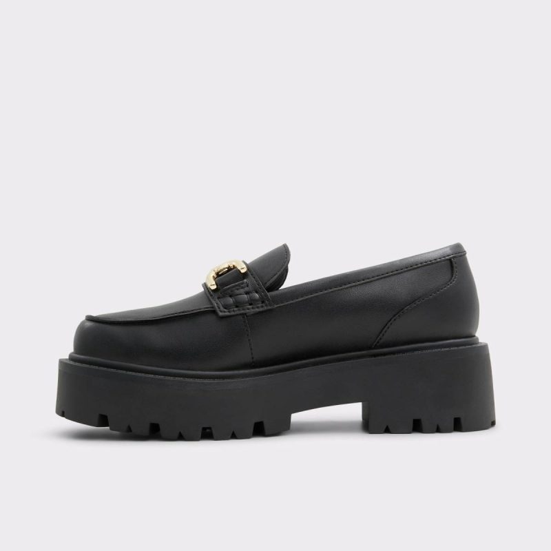 Women Oneameth Black Synthetic Smooth Women's Loafers & Oxfords Loafers & Oxfords Aldo Black Synthetic Smooth - Image 3