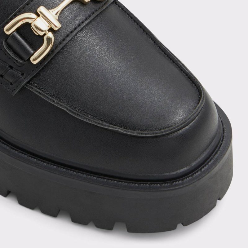 Women Oneameth Black Synthetic Smooth Women's Loafers & Oxfords Loafers & Oxfords Aldo Black Synthetic Smooth - Image 5