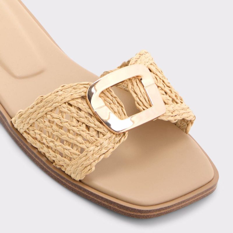 Women Sandals Tidella Natural Women's Flat Sandals Natural Aldo - Image 5