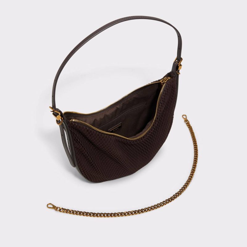 Women Shoulder Bags Aldo Brown Gaiamaex Brown Women's Shoulder Bags - Image 4