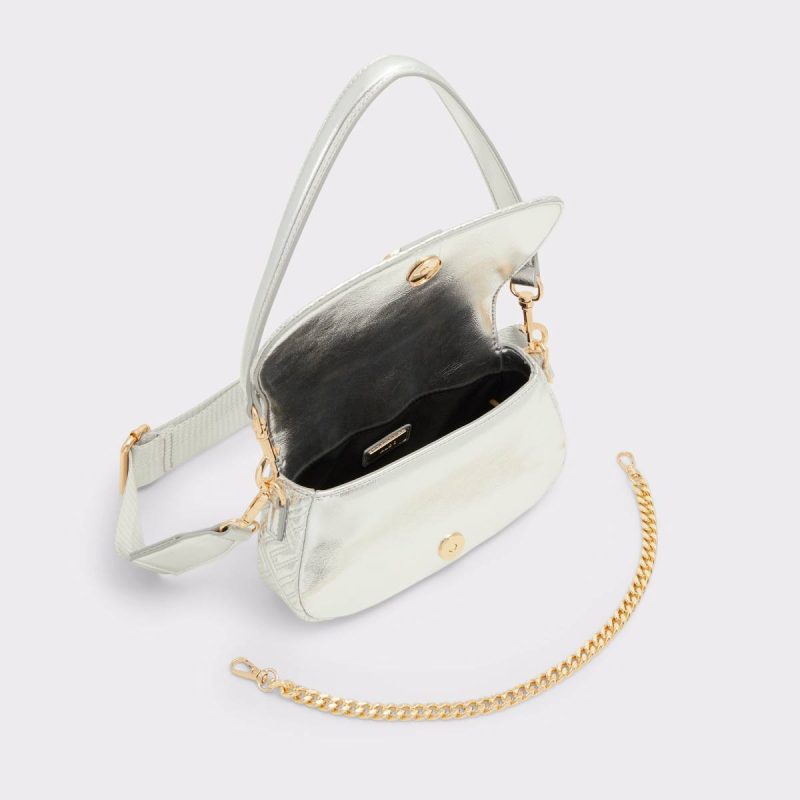 Women Shoulder Bags Romieex Silver Women's Shoulder Bags Aldo Silver - Image 3