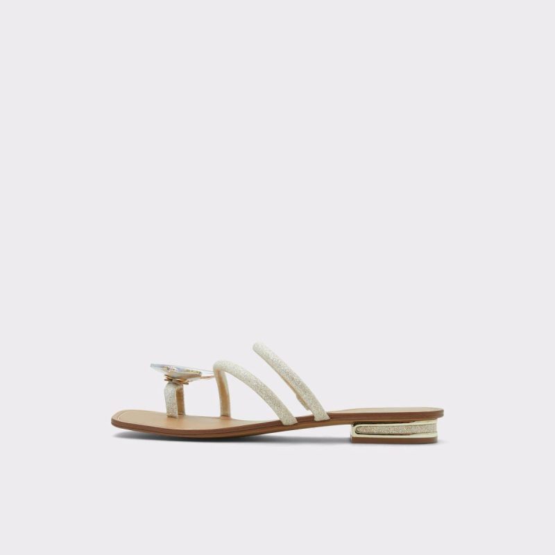 Women Silver Garberia Silver Women's Flat Sandals Heels Aldo - Image 3