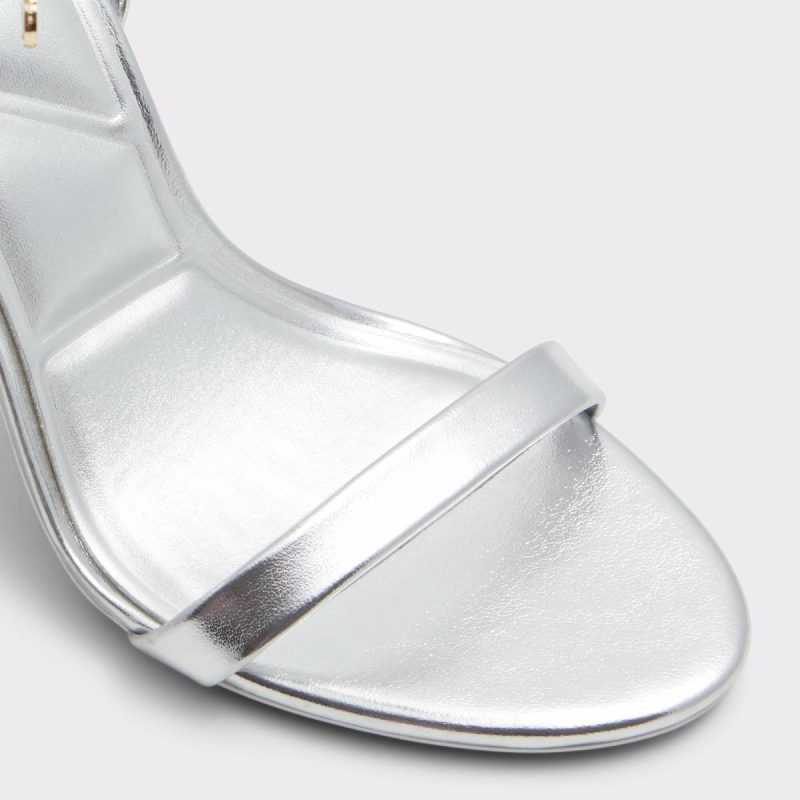 Women Silver Sandals Maristou Silver Women's Strappy Sandals Aldo - Image 5