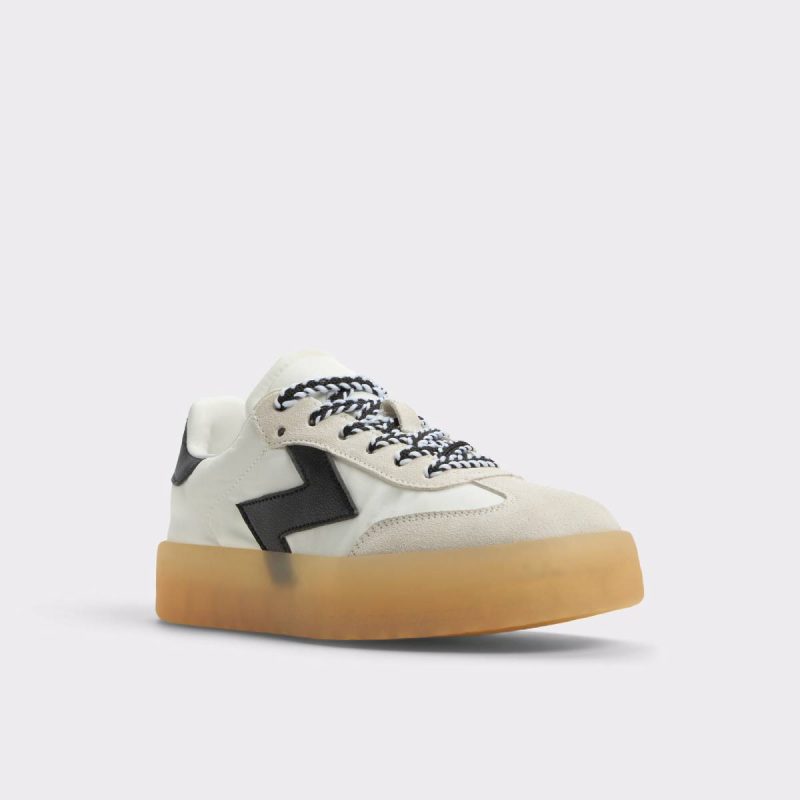 Women Sneakers Retrostep White/Black Women's Low Top Sneakers Aldo White/Black - Image 4