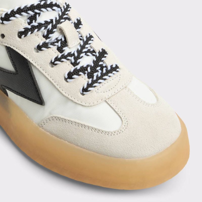 Women Sneakers Retrostep White/Black Women's Low Top Sneakers Aldo White/Black - Image 5