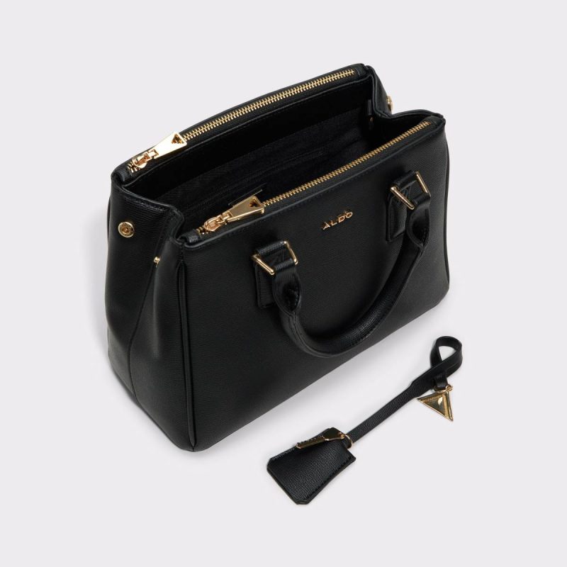 Women Top Handle Bags Aldo Black Chozen Black Women's Top Handle Bags - Image 3