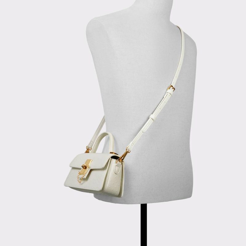 Women Top Handle Bags Aldo Callunaax White Women's Top Handle Bags White - Image 4