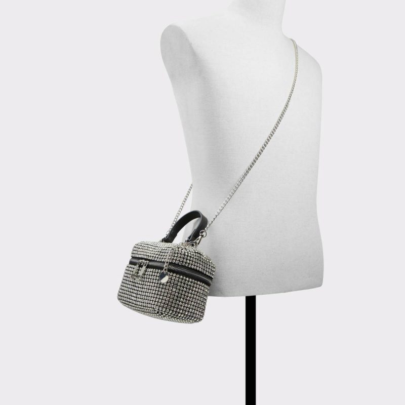 Women Top Handle Bags Silver/Clear Multi Teeax Silver/Clear Multi Women's Top Handle Bags Aldo - Image 4