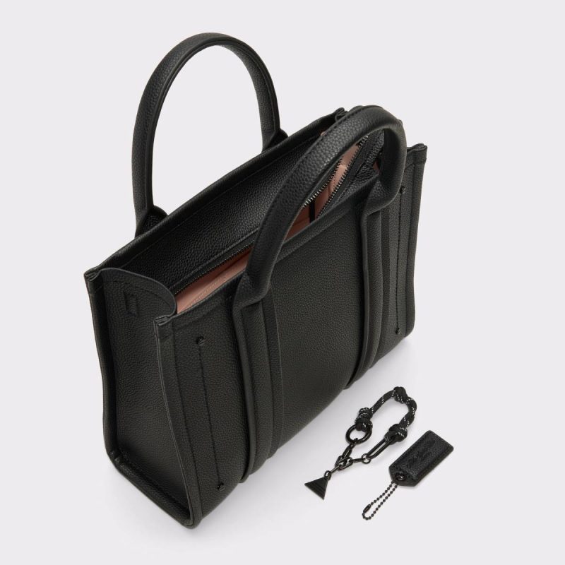 Women Tote & Satchel Bags Black/Black Clubglowwx Black/Black Women's Aldo Sport Club - Image 3