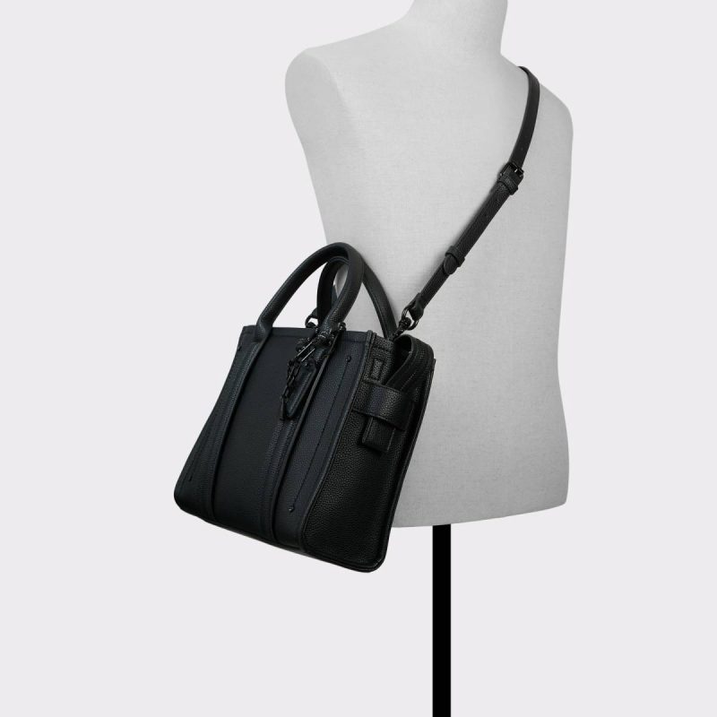 Women Tote & Satchel Bags Black/Black Clubglowwx Black/Black Women's Aldo Sport Club - Image 4