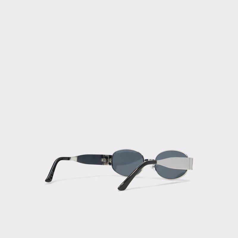Women Unirerin Silver Women's Round Aldo Sunglasses Silver - Image 3