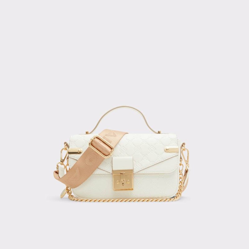 Women White Aldo Dallannax White Women's Crossbody Bags Crossbody Bags