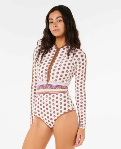 Amare Long Sleeve Upf Surfsuit Women Rip Curl Surf Suits - Image 3