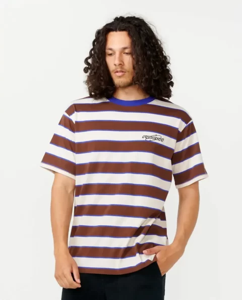 Archive Supercomp Stripe Tee Mens Tees & Tanks Rip Curl - Image 2