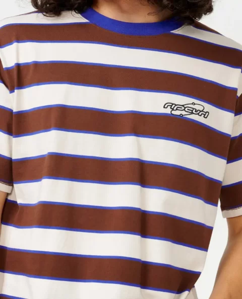 Archive Supercomp Stripe Tee Mens Tees & Tanks Rip Curl - Image 5