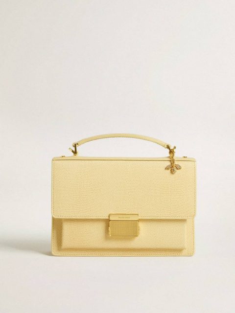 Bag Accessories Gold Golden Goose Women Bee-Shaped Charm In Gold-Colored Brass With Crystals - Image 4